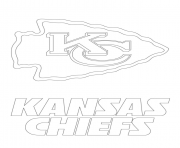 Philadelphia Eagles Logo Football Sport Coloring Pages Printable Kansas City