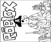 Printable roblox pirate coloring pages