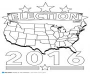 Printable election 2016 america coloring pages