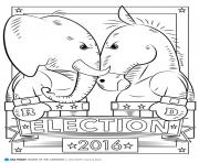 Printable election 2016 usa campaign coloring pages