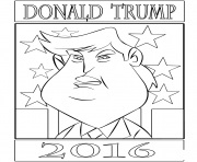Printable donald trump 2016 coloring pages