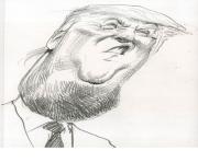 Printable donald trump face 2 coloring pages