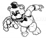 Printable freddy five nights at freddys fnaf coloring pages