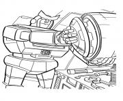 transformers at repairing a4 coloring pages