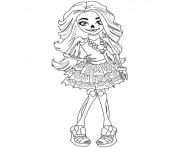 Monster High Ghoulia Yelps Coloring Pages Printable