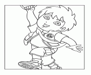 Printable diego marquez cartoon coloring pages