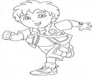 Printable cartoon diego s for kids 080f coloring pages