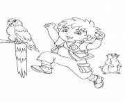 Printable go diego s for kids 627f coloring pages