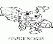 Printable skylanders swap force tech first edition countdown coloring pages
