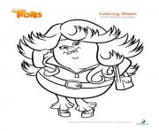 lady glittersparkles trolls coloring pages