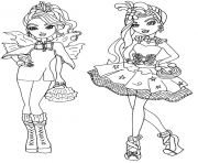 Holly Poppy Hair High Coloring Pages Printable Faybelle Thorn Duchess