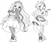 High Coloring Pages Free Printable Holly Poppy Hair