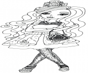 Printable ever after high hat tastic briar beauty coloring pages