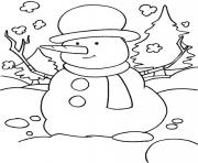 Printable snowman s to print 5390 coloring pages