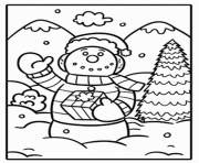 Printable snowman s to print free0971 coloring pages