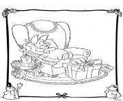 Printable winnie the pooh disney christmas 10 coloring pages