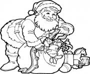 Printable christmas santa claus picture for children 83 coloring pages