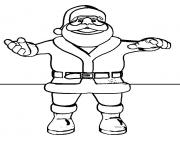 Printable christmas santa claus full body 66 coloring pages