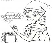 CHRISTMAS PRINCESS Coloring Pages Color Online Free Printable
