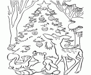 Printable for christmas tree 3be5 coloring pages