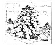 Printable christmas adults traditional 01 coloring pages
