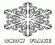 Printable Christmas Snowflakes to Print coloring pages
