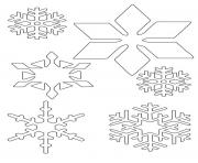 Printable Snowflake 5 coloring pages