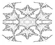 Printable Christmas Snowflake 1 coloring pages