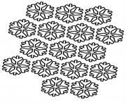Printable Coloring Pages Snowflake Patterns coloring pages