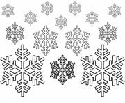 Printable Printable Snowflake coloring pages