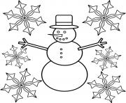Printable Christmas Snowflake 3 coloring pages