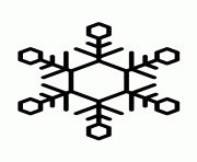 Printable snowflake silhouette 993 coloring pages