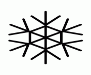 Printable snowflake silhouette 903 coloring pages
