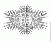 Printable advanced snowflake coloring pages