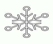 Printable snowflakes stencil 1 coloring pages