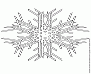 Printable snowflake party coloring pages