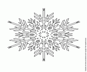 Printable advanced snowflake design coloring pages