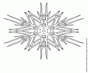Printable difficult snowflake coloring pages