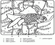 Color Number Adults Hard Difficult Coloring Pages Printable Fish