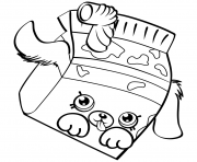 Police Dog F3f0 Coloring Pages Printable Petkins Snout Shopkins Season
