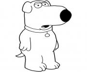 Printable dog family guy sfdce coloring pages