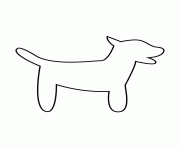 Printable dog stencil 68 coloring pages