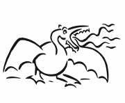 Printable angry dragons coloring pages