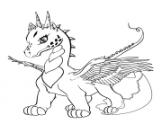 Dragon Coloring Pages Free Printable Cute Baby Dragons