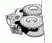 Printable big wheels monster truck coloring pages