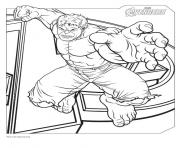 Printable hulk from the avengers marvel coloring pages