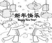 Printable chinese new year s happy celebrating081a coloring pages