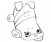 Printable Skateboard for Girls petkins shopkins coloring pages