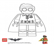 Printable Robin Lego Batman Movie coloring pages