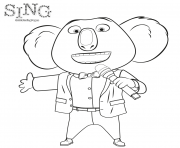 Printable Sing 2016 Movie Coloring coloring pages